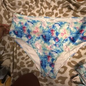 Women's Multicolor Swim Bottoms